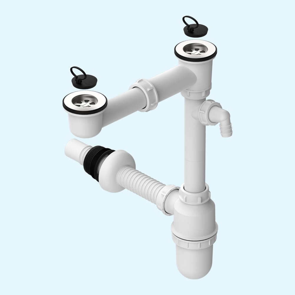 سیفون سینک معمولی ۳۲۱ دولگنه